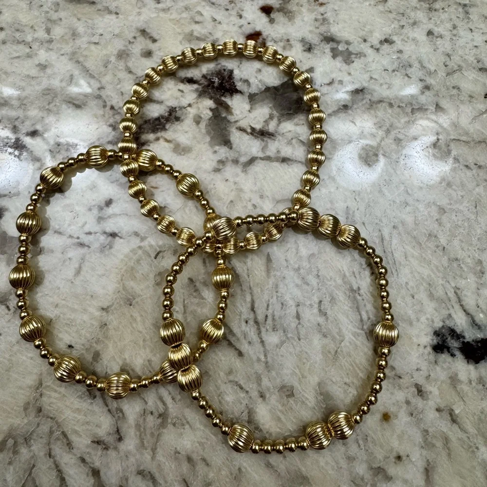 eNewton Gold Beaded Bracelet Bundle - Picture 2 of 3